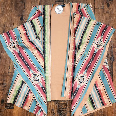 Suede Serape Poncho