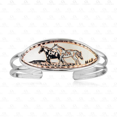 LB 33 Appaloosa Horses Wire Bracelets