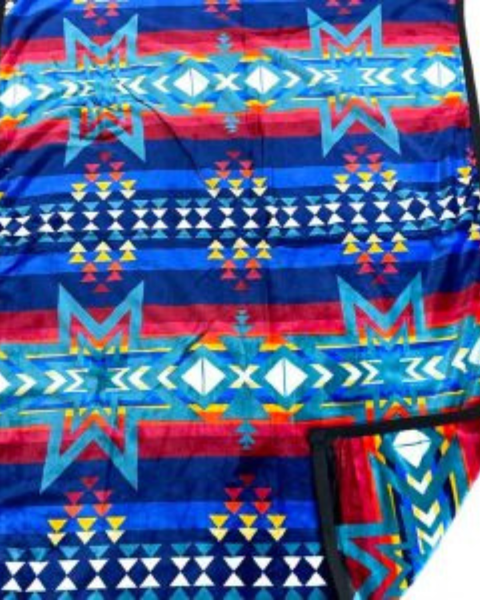 Native Print Throw Blanket