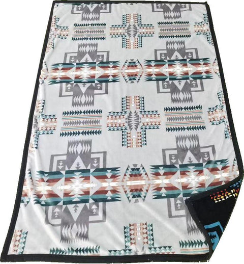 Native Print Throw Blanket