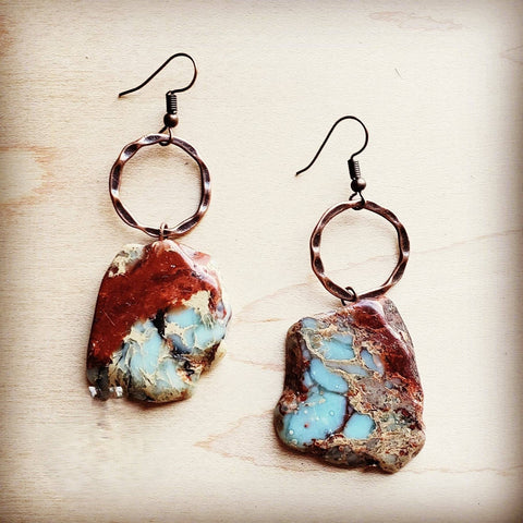 Aqua Terra Stone Earrings