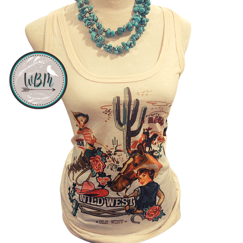 Wild West Cowgirl Tank