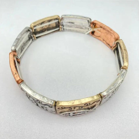 John 3:16 Square Stretch Bracelet