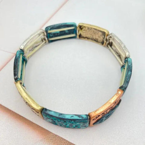 John 3:16 Square Stretch Bracelet