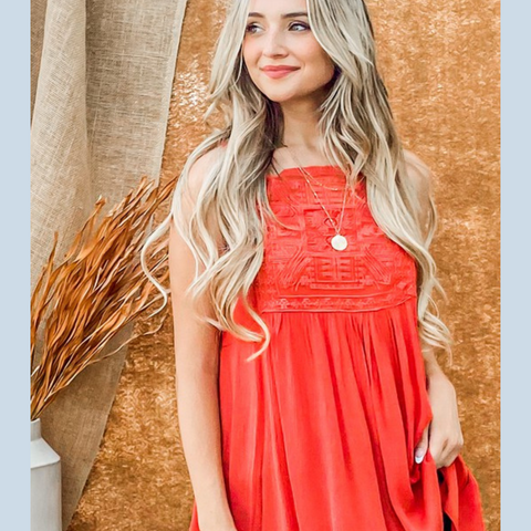 Square Front Lace Sleeveless Cami Top