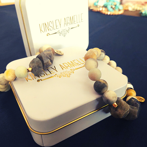 Amazonite Triple Nugget Bracelet