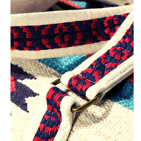 Woven Southwestern Duffle Bag