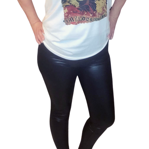 Canyon Nights Leather Leggings
